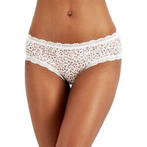 Jenni Lace Trim Hipster Underwear Pink Leo Animal Print NWT Plus Size XXXL